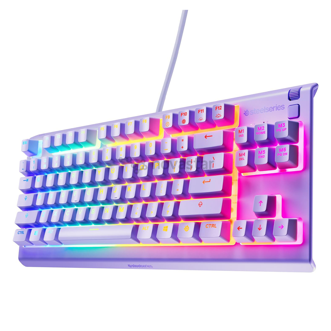 SteelSeries Apex 3 TKL, SWE, violetinė - Klaviatūra