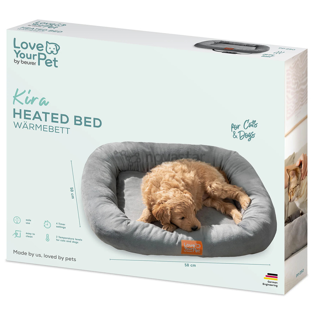 Beurer Kira, pilkas - Šildomas guolis
