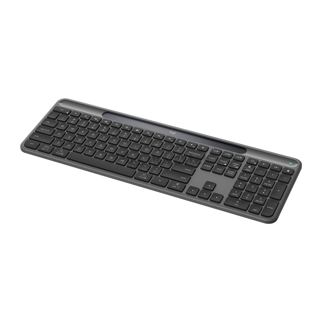 Logitech Signature Slim Solar+ K980, SWE, juoda - Belaidė klaviatūra