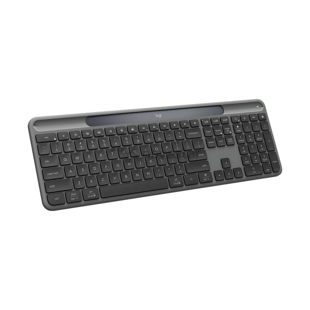 Logitech Signature Slim Solar+ K980, SWE, juoda - Belaidė klaviatūra