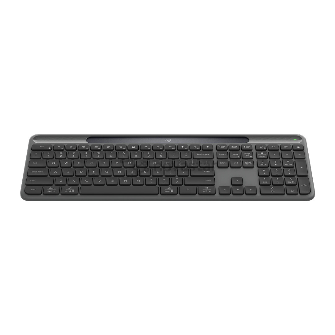 Logitech Signature Slim Solar+ K980, US, juoda - Belaidė klaviatūra