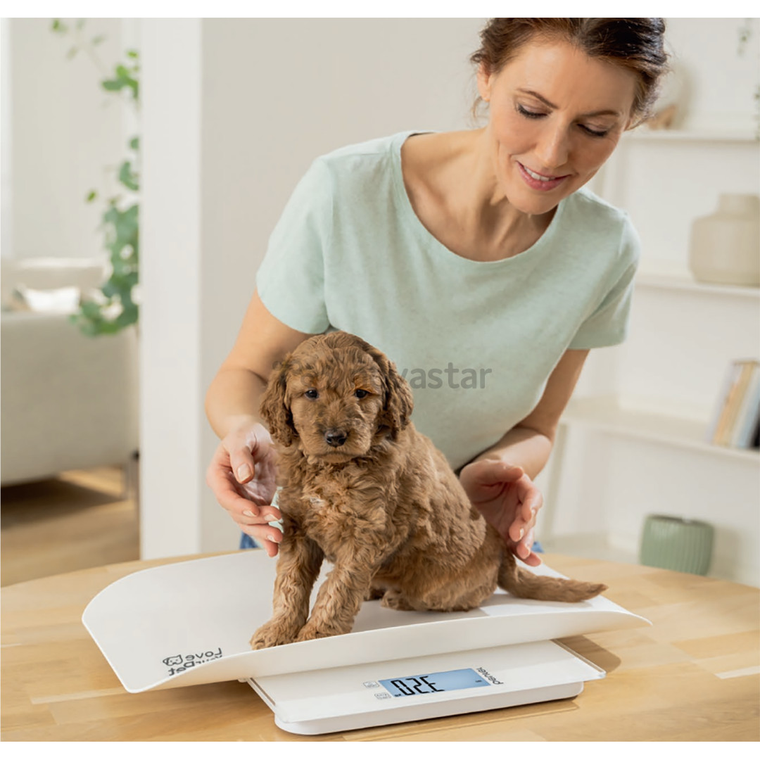 Beurer Polly, baltos - Daugiafunkcinės gyvūnų svarstyklės