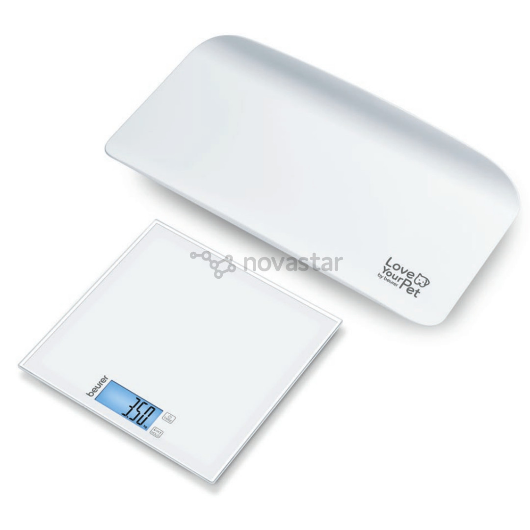 Beurer Polly, baltos - Daugiafunkcinės gyvūnų svarstyklės