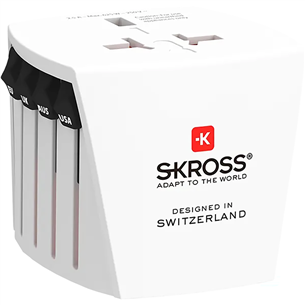 Skross MUV Micro, белый - Адаптер для путешествий 7640326820369
