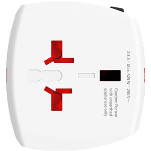 Skross MUV Micro, белый - Адаптер для путешествий