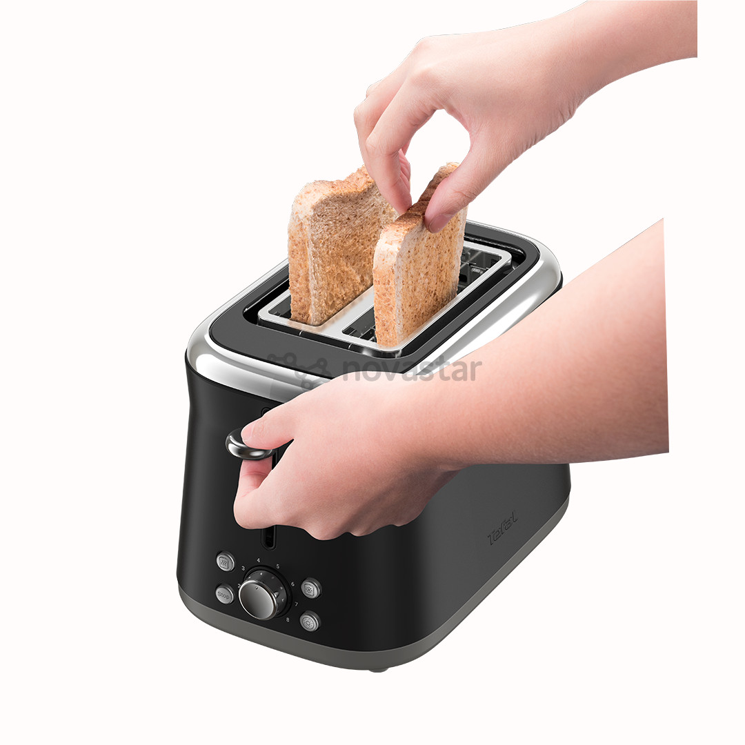 Tefal Collection, Retro, 850 W, black - Toaster