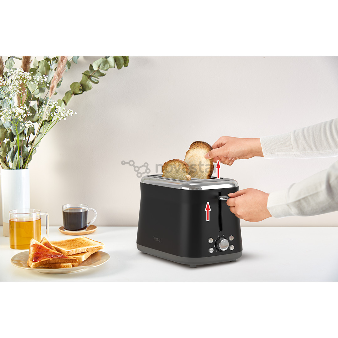 Tefal Collection, Retro, 850 W, black - Toaster