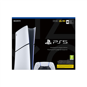 Sony PlayStation 5 Slim Digital, 825 GB, balta - Žaidimų konsolė