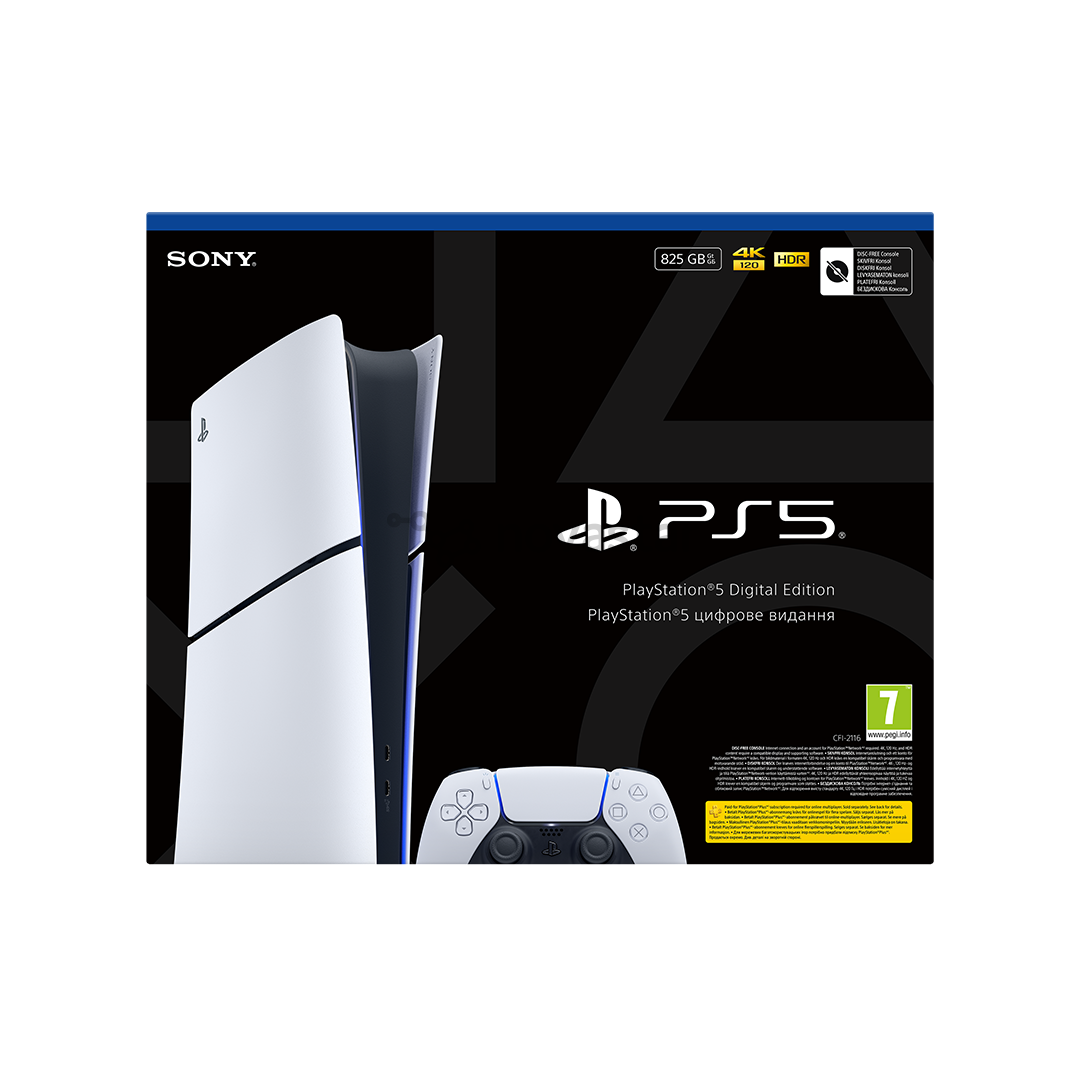 Sony PlayStation 5 Slim Digital, 825 GB, balta - Žaidimų konsolė
