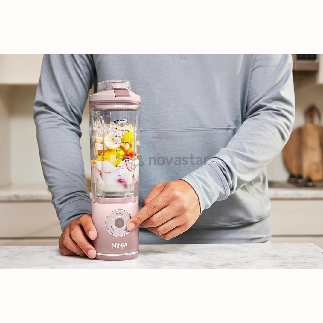 Ninja Blast Max, pink - Portable cordless blender