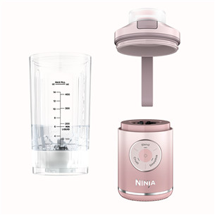 Ninja Blast Max, pink - Portable cordless blender