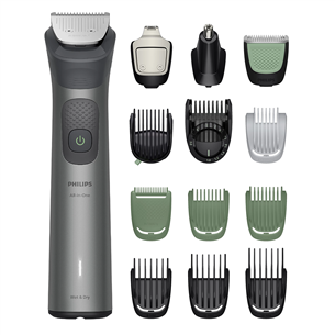 Philips All-in-One Trimmer 7000 Series, 15 viename, tamsiai pilka - Kūno plaukų kirpimo mašinėlė MG7921/15