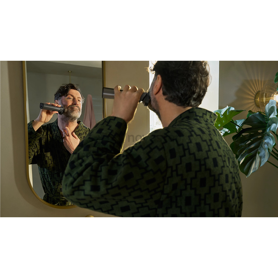 Philips All-in-One Trimmer 7000 Series, 15 viename, tamsiai pilka - Kūno plaukų kirpimo mašinėlė