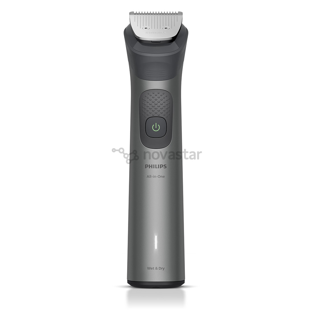 Philips All-in-One Trimmer 7000 Series, 15 viename, tamsiai pilka - Kūno plaukų kirpimo mašinėlė