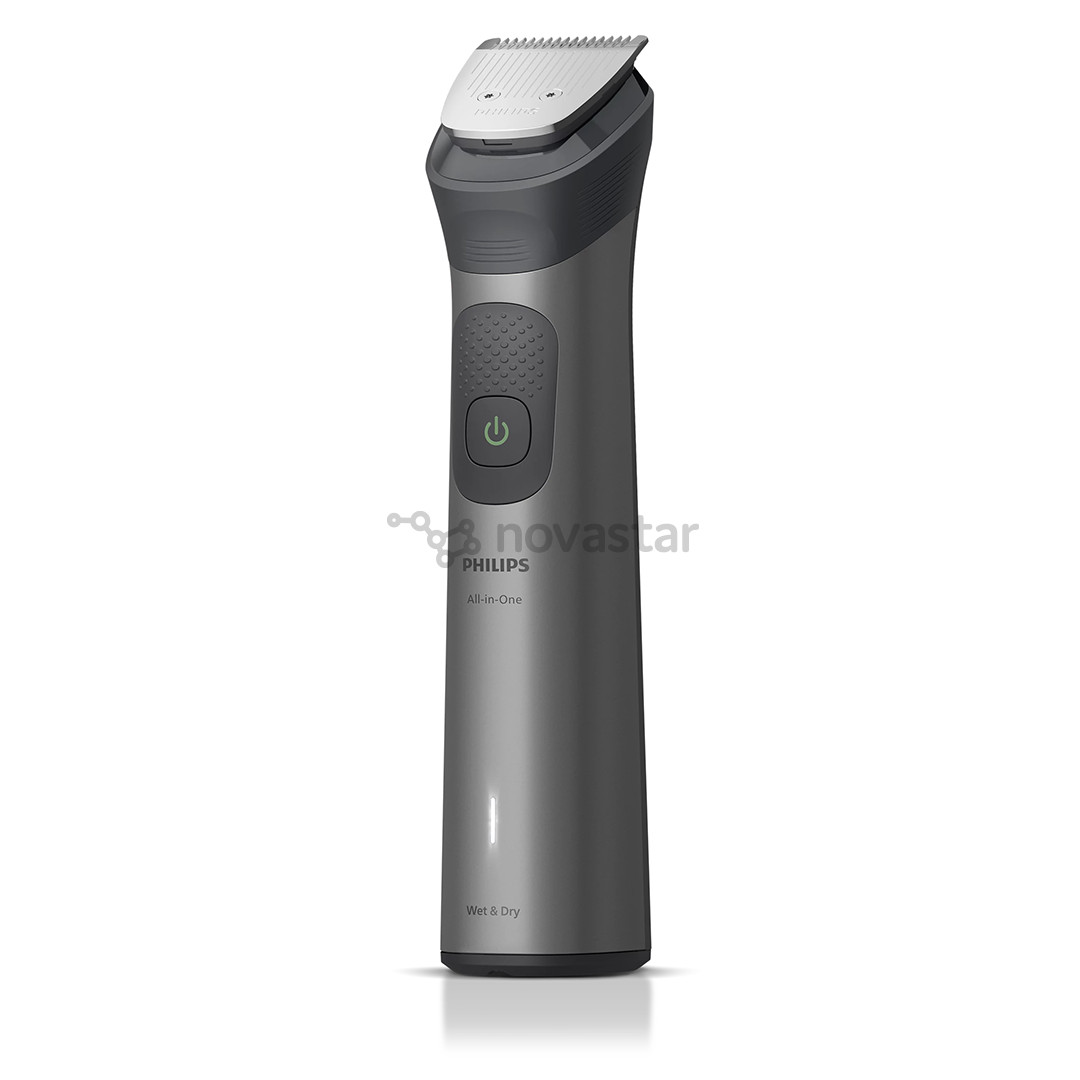 Philips All-in-One Trimmer 7000 Series, 15 viename, tamsiai pilka - Kūno plaukų kirpimo mašinėlė