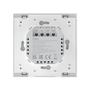 Aqara Wireless Remote Switch H1, 2 jungikliai - Išmanusis jungiklis