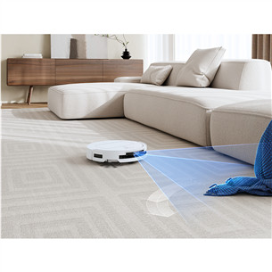 Ecovacs Deebot T50 PRO OMNI Gen2, сухая и влажная уборка, белый - Робот-пылесос