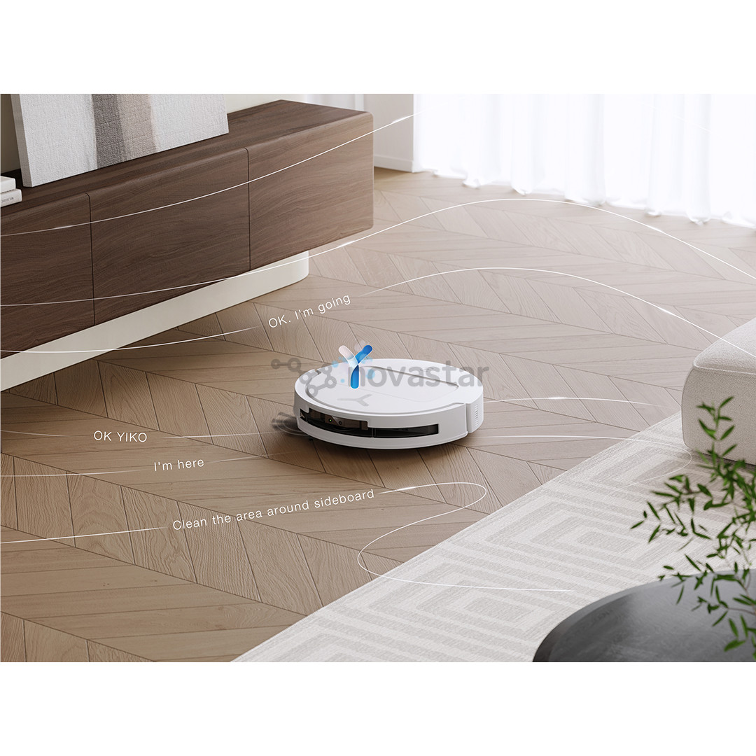 Ecovacs Deebot T50 PRO OMNI Gen2, сухая и влажная уборка, белый - Робот-пылесос