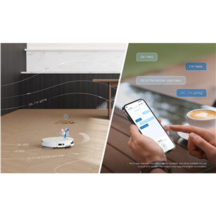 Ecovacs Deebot T50 PRO OMNI Gen2, сухая и влажная уборка, белый - Робот-пылесос