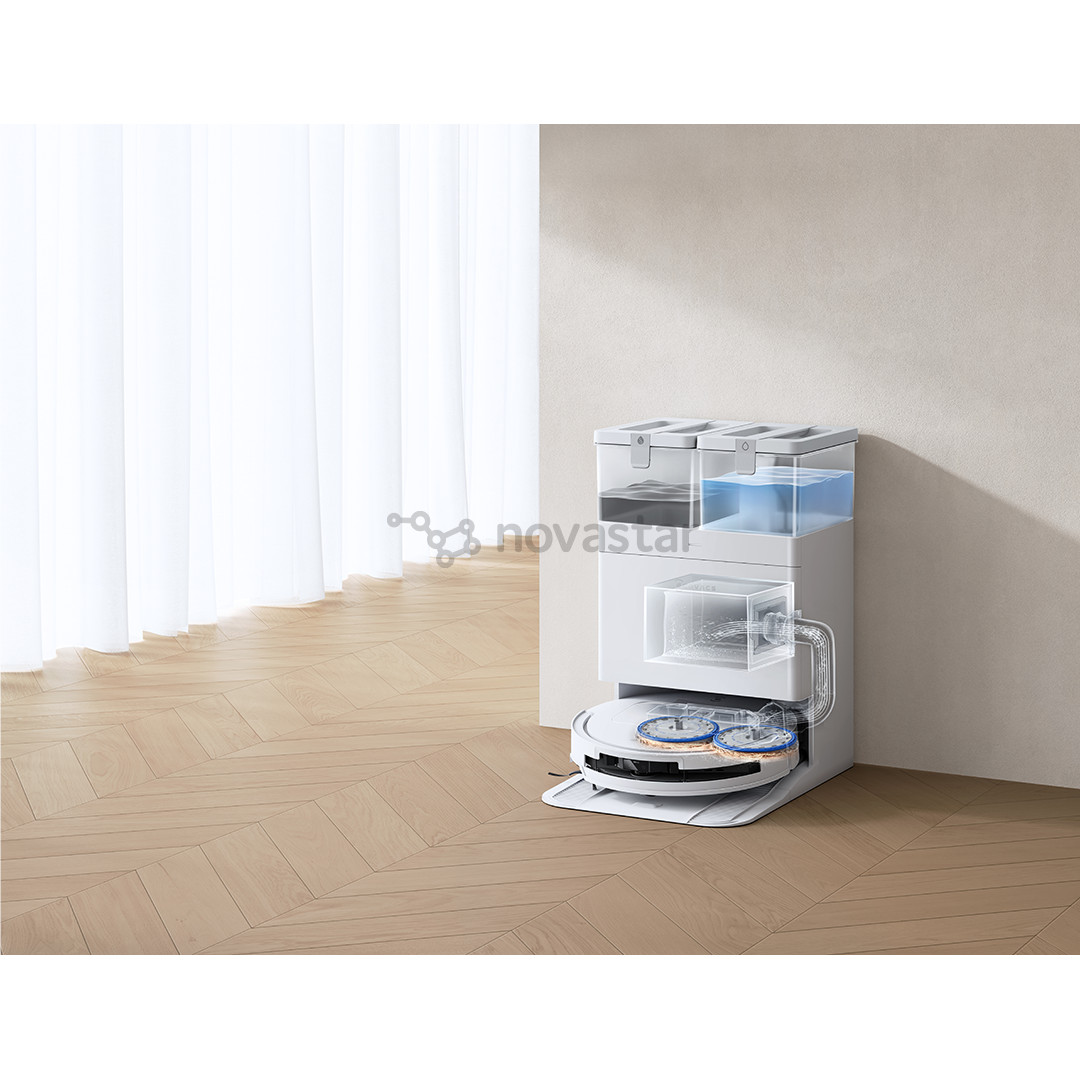 Ecovacs Deebot T50 PRO OMNI Gen2, сухая и влажная уборка, белый - Робот-пылесос