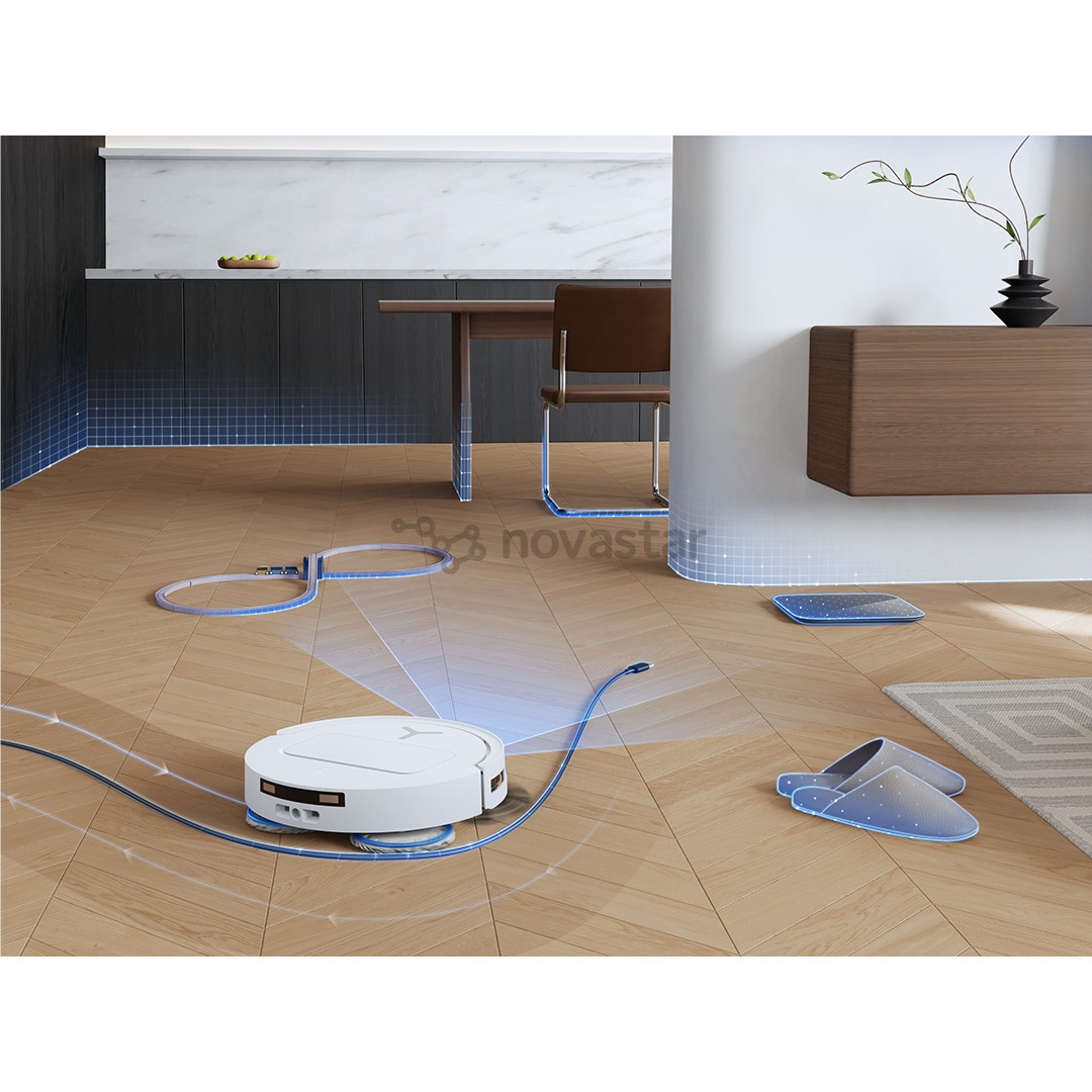 Ecovacs Deebot T50 PRO OMNI Gen2, сухая и влажная уборка, белый - Робот-пылесос