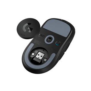 Logitech Pro X Superlight 2SE, juoda - Belaidė pelė