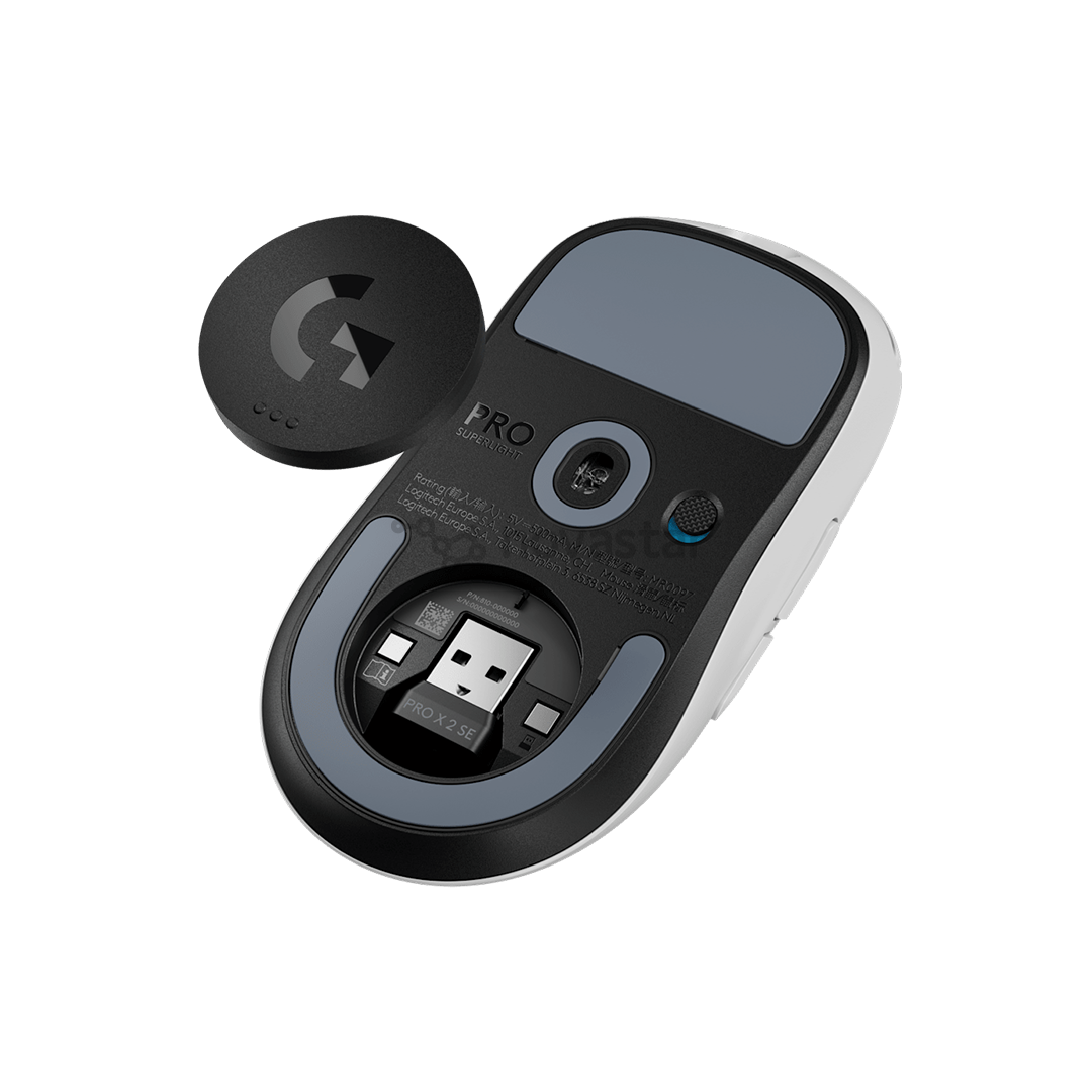 Logitech Pro X Superlight 2SE, balta - Belaidė pelė