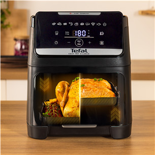 Tefal Easy Fry Silence, 1800 W, 7 L, juoda - Karšto oro gruzdintuvė