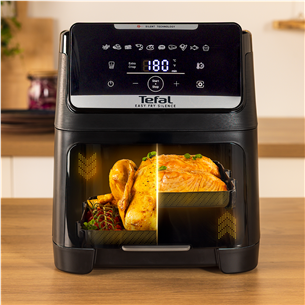 Tefal Easy Fry Silence, 1800 Вт, 7 л, черный - Аэрогриль