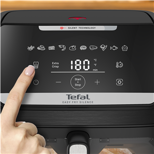 Tefal Easy Fry Silence, 1800 Вт, 7 л, черный - Аэрогриль