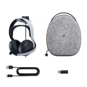 Sony Pulse Elite, baltos - Belaidės ausinės