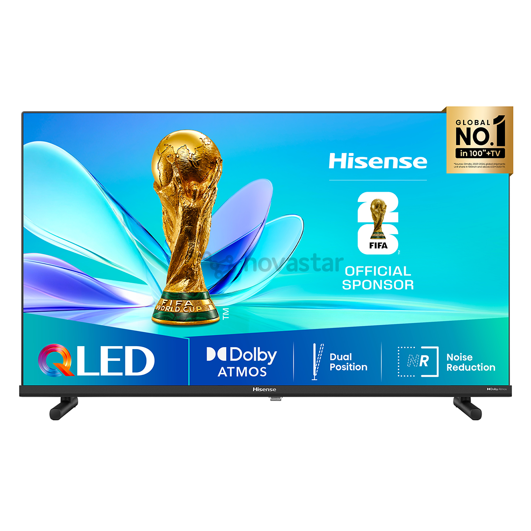 Hisense A5Q, 40'', Full HD, QLED, black - TV
