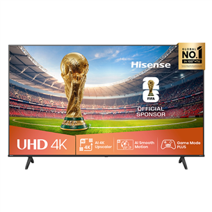 Hisense A6Q, 55'', 4K UHD, LED LCD, juodas - Televizorius 55A6Q