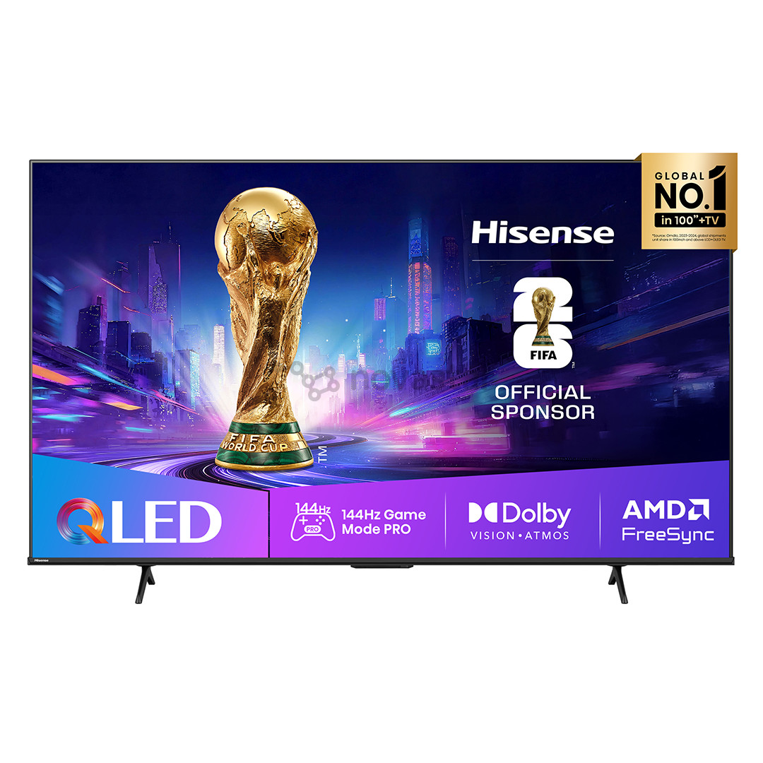 Hisense E7Q PRO, 65'', 4K UHD, QLED, черный - Телевизор
