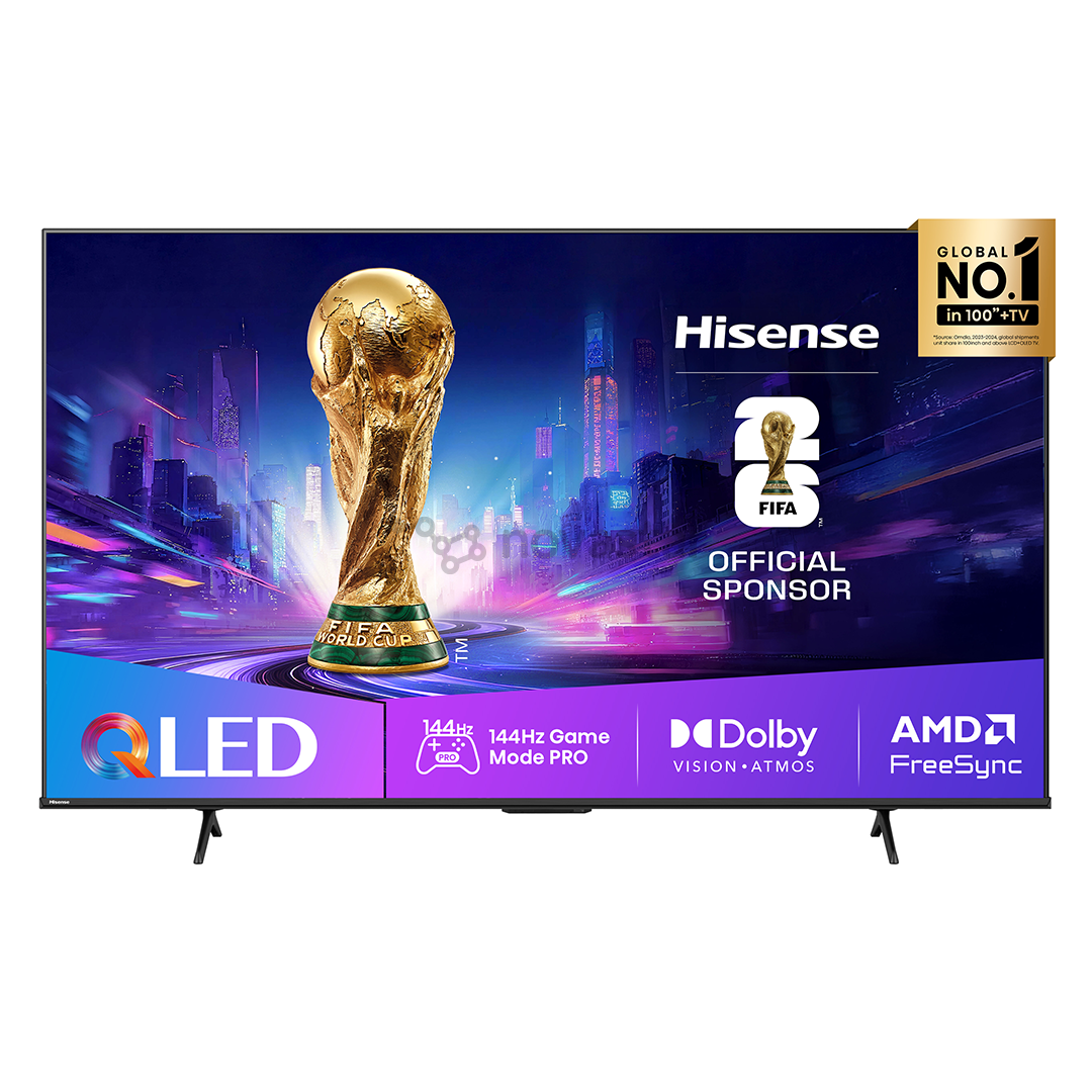 Hisense E7Q PRO, 85'', 4K UHD, QLED, черный - Телевизор