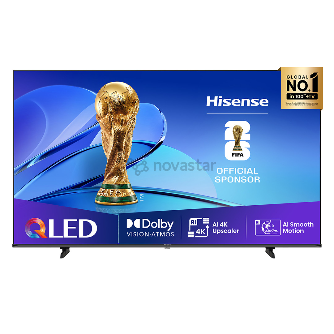 Hisense E7Q, 50'', 4K UHD, QLED, черный - Телевизор