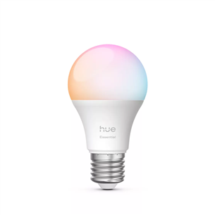 Philips Hue Essential Starter Kit, A60 + Hue Bridge, Full Color, E27, 3 pc, white - Smart light