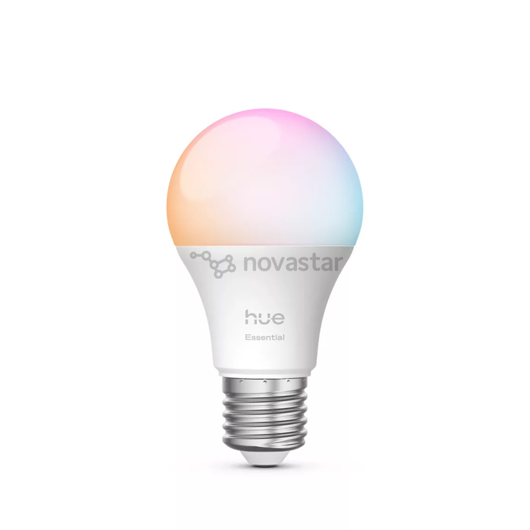 Philips Hue Essential Starter Kit, A60 + Hue Bridge, Full Color, E27, 3 шт., белый - Умные лампы