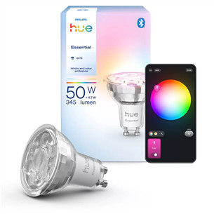 Philips Hue Essential Spot, Full Color, GU10, белый - Умная лампа