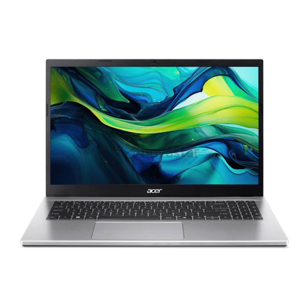 Acer Aspire Go 15, 15,6'', 16 GB, 512 GB, ENG, sidabro spalvos - Nešiojamasis kompiuteris