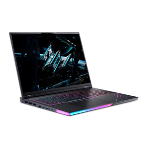 Acer Predator Helios 18 AI, 18'', WQUXGA, Mini-LED, 120 Hz, Ultra 9, 64 GB, 2 TB, RTX 5090, ENG, juodas - Nešiojamasis kompiuteris