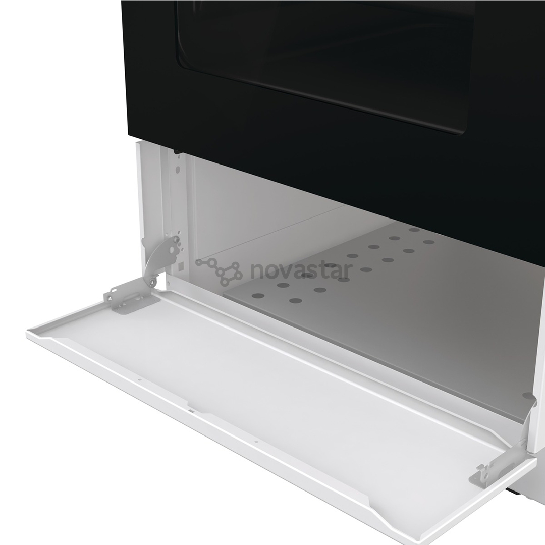 Gorenje, 62 L, plotis 50 cm, balta - Dujinė viryklė su elektrine orkaite