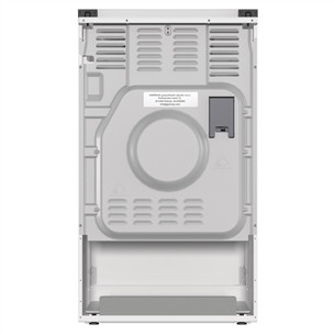 Gorenje, 62 L, plotis 50 cm, balta - Dujinė viryklė su elektrine orkaite