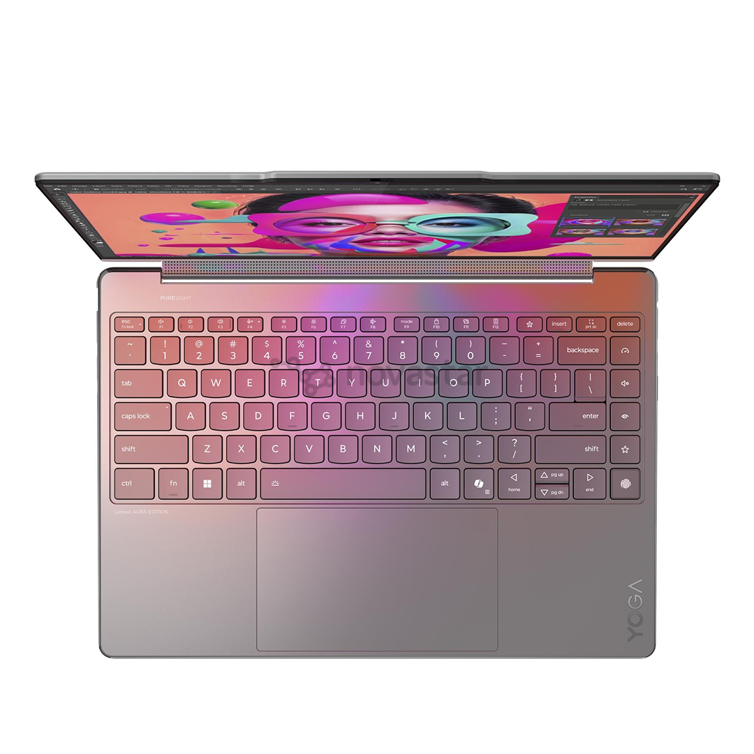 Lenovo Yoga 9 2-in-1 Gen 10 Aura Edition, 14'', WQXGA+, OLED, 120 Hz, Ultra 7, 32 GB, 1 TB, W11P, ENG, luna grey - Notebook