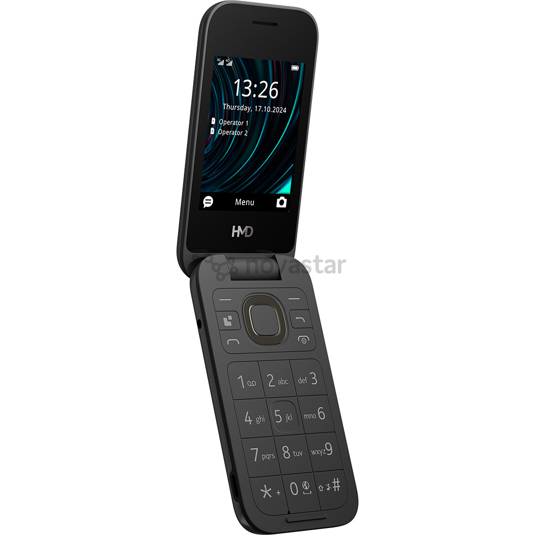 HMD 2660 Flip, black - Mobile phone