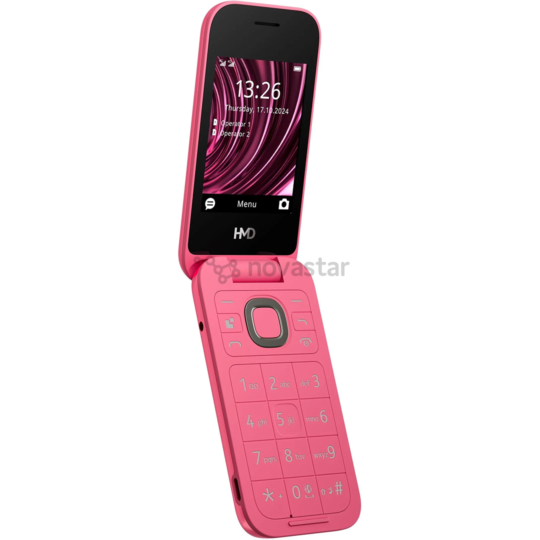HMD 2660 Flip, красный - Мобильный телефон