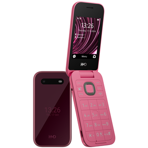 HMD 2660 Flip, красный - Мобильный телефон