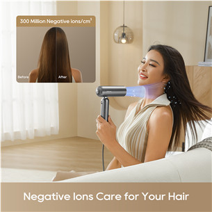 Dreame Pocket Pro, Space Grey, 1300 W - Plaukų džiovintuvas