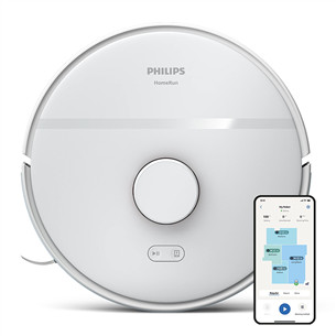 Philips 2000 Series, wet & dry, baltas - Dulkių siurblys robotas