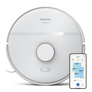 Philips 2000 Series, wet & dry, baltas - Dulkių siurblys robotas XU2000/20